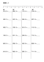 Vorschau - Arbeitsblätter - Einfache Rechen-Übungsblätter - Divisionsaufgaben im ZR von 0 bis 1.000 (komplett mit allen 3 Differenzierungsstufen) - Seite 2