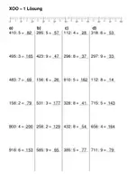 Vorschau - Arbeitsblätter - Einfache Rechen-Übungsblätter - Divisionsaufgaben im ZR von 0 bis 1.000 (nur die leichte von 3 Differenzierungsstufen) - Seite 3