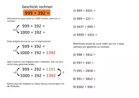 Vorschau - Fördermaterial/Inklusion - Geschickt rechnen 999 + X - Seite 2