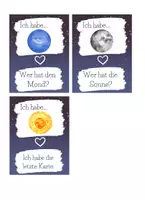 Vorschau - Spiele - Ich habe - Wer hat? Lesespiel für die Grundschule (Planeten) - Seite 3