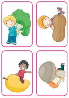 Vorschau - Bildkarten - DaZ/DaF Sprechkarten Essen Kinder - Deckblatt