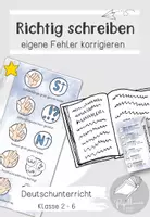 Vorschau - Fördermaterial/Inklusion - Richtig schreiben | eigene Fehler korrigieren | Rechtschreibung überarbeiten - Deckblatt