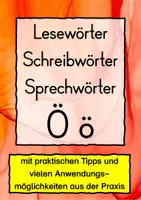 Vorschau - Spiele - Lesewörter Schreibwörter Sprechwörter Ö ö - Deckblatt