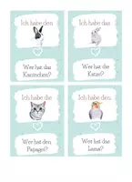 Vorschau - Spiele - Ich habe - Wer hat...? Tiere (Lesespiel) - Seite 2