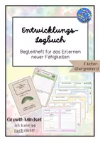Vorschau - Arbeitsblätter - Entwicklungs-Logbuch für das Erlernen neuer Fähigkeiten - Deckblatt