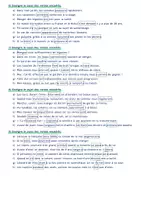 Aperçu - Feuilles d'exercices - Exercices CE2 - Sujet du verbe + CORRECTION & QR code - Page 2