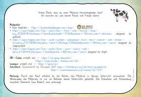 Vorschau - Spiele - Interaktive Lesespur "Bauernhof" (mit Quiz und Erklärvideo) - Seite 1