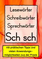 Vorschau - Spiele - Lesewörter Schreibwörter Sprechwörter Sch sch - Deckblatt