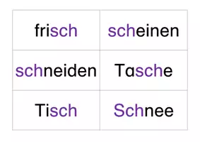 Vorschau - Spiele - Lesewörter Schreibwörter Sprechwörter Sch sch - Seite 3
