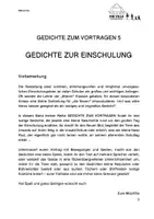 Vorschau - Text - Gedichte zum Vortragen 5: GEDICHTE ZUR EINSCHULUNG - Seite 2
