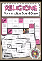 Vista previa - Hojas de trabajo - RELIGIONS - Conversation Board Game - Portada