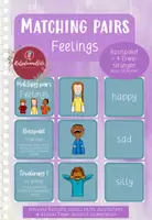 Vorschau - Spiele - Englisch Matching Pairs Feelings - max. 29 Wörter - Deckblatt