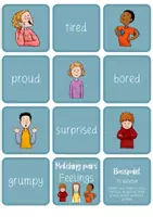 Vorschau - Spiele - Englisch Matching Pairs Feelings - max. 29 Wörter - Seite 3