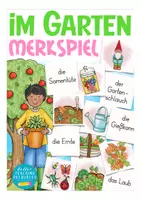 Vista previa - Juegos / Gamificación - im Garten Merkspiel deutsch in der Grundschule (Erstleser) und DAZ mit Kindern / juego Alemán - Portada