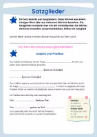Vorschau - Arbeitsblätter - Satzglieder - Merksätze - Übungen - Seite 2
