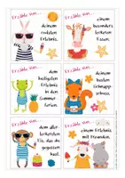 Vista previa - Juegos / Gamificación - Sommerferien - Erzählkärtchen Deutsch / DAZ / Alemán - página 1