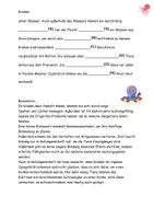 Vorschau - Stundenentwürfe - besonders clever: Kraken Text Aufgaben Steckbrief Spiel Lösung - Seite 3