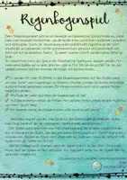 Vorschau - Spiele - Regenbogenspiel zur bewegten und spielerischen Sprachförderung - Seite 1