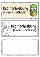 Vorschau - Mal- und Bastelvorlagen - FRESCH-Methode - Merkfächer (Chalky Version) - Seite 2