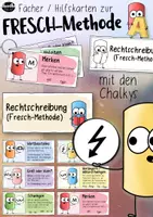 Aperçu - Matériel pour travaux manuels / dessin - FRESCH Rechtschreibung - Materialpaket DaF DaZ Deutsch - Page 1