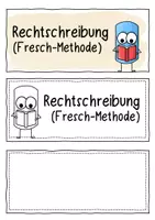 Aperçu - Matériel pour travaux manuels / dessin - FRESCH Rechtschreibung - Materialpaket DaF DaZ Deutsch - Page 2