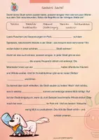 Vorschau - Arbeitsblätter - Arbeitsblätter: Saubere Stadt / Stadtreinigung - Seite 1