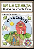 Vista previa - Hojas de trabajo - EN LA GRANJA - Rueda de Vocabulario - Portada