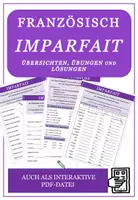 Aperçu - Feuilles d'exercices - Französisch: Imparfait - Arbeitsheft - Page de couverture