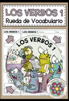 Vista previa - Hojas de trabajo - LOS VERBOS 1 - Rueda de Vocabulario - Portada
