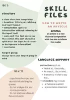 Vorschau - Merkblätter - to write an article, useful tips, skills file - Deckblatt