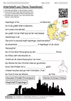 Vorschau - Arbeitsblätter - Arbeitsblatt "Kopenhagen" + Onlineübung & MP3 + - Deckblatt