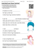 Vorschau - Arbeitsblätter - Arbeitsblatt "Kopftuch" + Onlineübung & MP3 + - Deckblatt