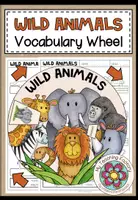 Vista previa - Manualidades / Dibujos para colorear - WILD ANIMALS - Vocabulary Wheel - Portada