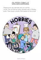 Vista previa - Manualidades / Dibujos para colorear - HOBBIES - Vocabulary Wheel - página 2