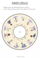 Vista previa - Manualidades / Dibujos para colorear - HOBBIES - Vocabulary Wheel - página 3