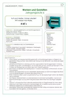 Vorschau - Unterrichtsreihen - Sequenzpläne Jahrespläne - Werken und Gestalten - WG- 6. Klasse - Seite 1