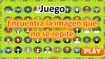 Vista previa - Juegos / Gamificación - Profesiones: Encuentra la imagen que no se repite - Portada