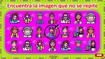 Vista previa - Juegos / Gamificación - Profesiones: Encuentra la imagen que no se repite - página 2