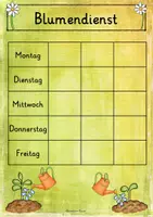 Vorschau - Fördermaterial/Inklusion - Blumendienst - Deckblatt
