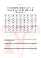 Vista previa - Hojas de trabajo - Fistula Obstétrica/ Efeméride/ Sopa de Letras - página 1