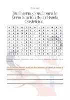 Vista previa - Hojas de trabajo - Fistula Obstétrica/ Efeméride/ Sopa de Letras - página 2