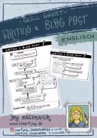Vorschau - Arbeitsblätter - Writing a blog post - skill sheet - Deckblatt
