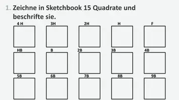 Vorschau - Arbeitsblätter - Bleistiftzeichnung Porträt (Portraits) - Digitales Zeichnen - Sketchbook - Deckblatt
