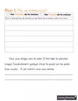 Aperçu - Feuilles d'exercices - La maison hantée - Lecture et écriture 2-3e cycle - Page 2