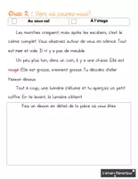 Aperçu - Feuilles d'exercices - La maison hantée - Lecture et écriture 2-3e cycle - Page 3