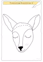 Vorschau - Mal- und Bastelvorlagen - Blumenkinder Bastelvorlage Prickeln/Vorschule/Klasse 1 - Seite 3