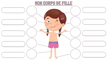 Aperçu - Jeux - ATELIER DE MANIPULATION - LES PARTIES DU CORPS HUMAIN - EN FRANCAIS - Page 3