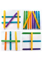 Aperçu - Apprentissages en autonomie - modèles constructions avec bâtons d'esquimaux - Page 2