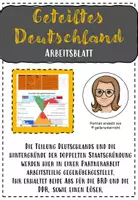 Vorschau - Arbeitsblätter - AB Geteiltes Deutschland, Doppelte Staatsgründung BRD und DDR - Deckblatt