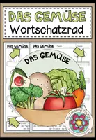 Vista previa - Hojas de trabajo - DAS GEMÜSE - Wortschatzrad - Portada